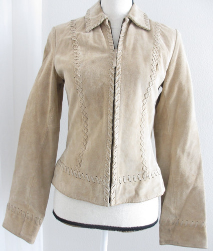 Topshop suede leather jacket - topshop,