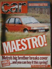 Car December 1982 Maserati
