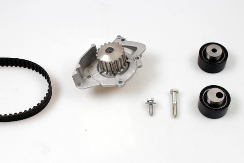 Water pump timing belt - timing, set