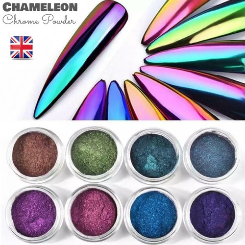 Nail mirror powder - powder, chameleon