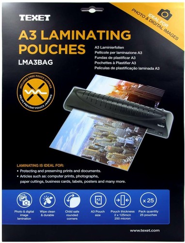 Texet laminating pouches - texet, a6