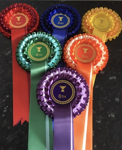Set tier rosettes - set, 1-6,