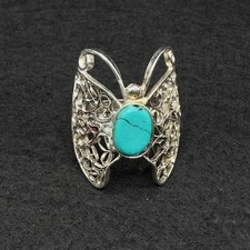 Thai silver butterfly ring