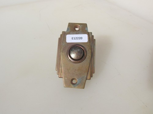 Vintage brass doorbell door - doorbell,