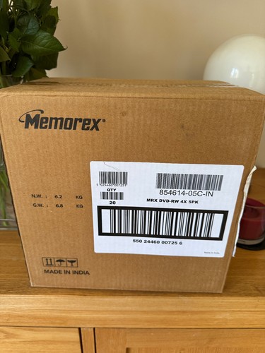 Box memorex 5 x - of,