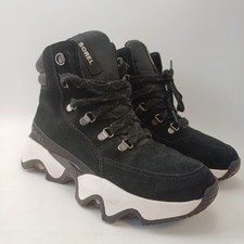 SOREL Women's Black Kinetic Impact Conquest Plus Hiking Boots UK 5 EU 38