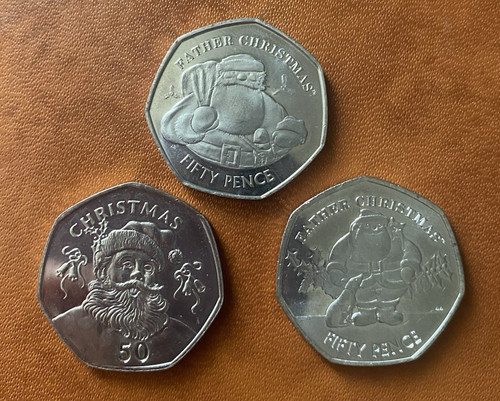Gibraltar 50p coins 2017 - 3,