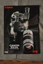 CANON EX2Hi CAMCORDER A4 SALES PRODUCT BROCHURE GENUINE EX2 Hi8 1994 VL LENSES