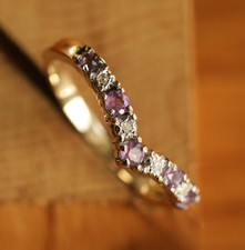 9ct Solid Gold Wishbone Ring
