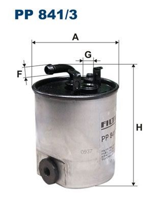 841 fuel filter filtron - 841/3,