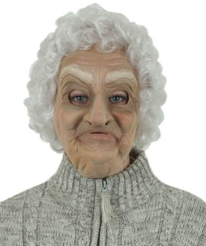 Granny mask old lady - mask,