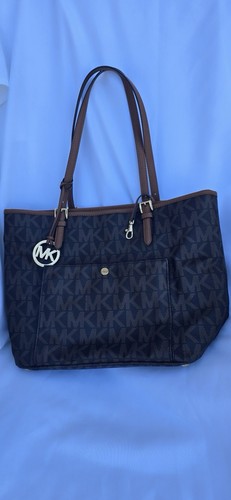 Michael kors brown logo tote - michael,