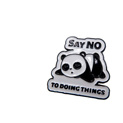 Panda say doing things - no,