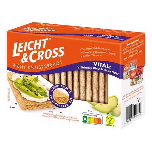 Light cross crunchy - light, bread