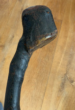 Antique Heavy Irish Blackthorn Shillelagh Classic Shape 660 grams 47cm