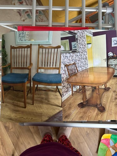 Stag extending dining table - table, &
