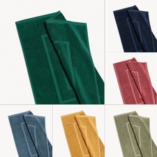 Christy Brixton Terry Bathroom Mat - 100% Combed Cotton 850GSM Shower Mat