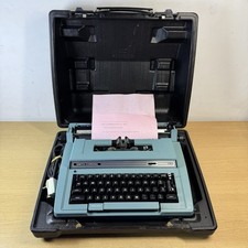 Vintage Smith Corona Electric Typewriter In Case Working Electra 120