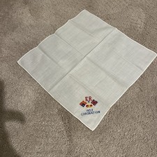 1953 British Cotton Handkerchief Queen Elizabeth II Coronation
