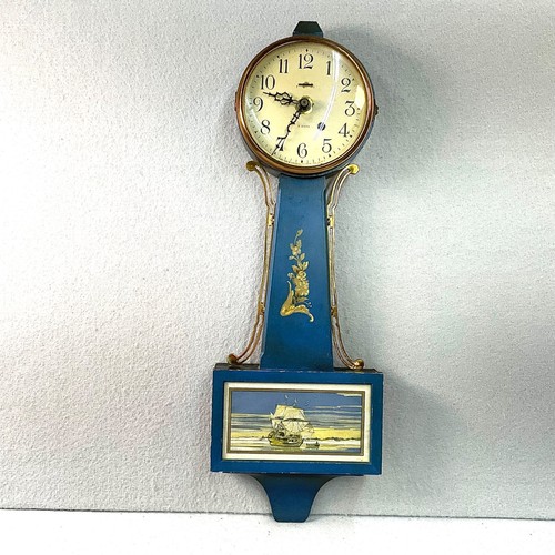 Banjo wood wall - banjo, clock