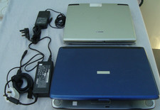 Two Toshiba Laptops  SPA10 & A75-S226  + PSU's Windows XP  - For Spares