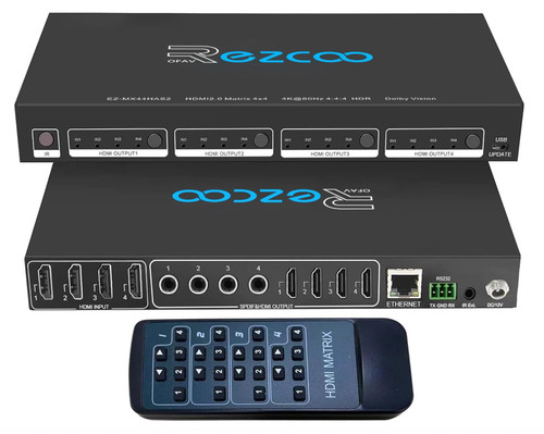 Ezcoo hdmi matrix 4x4 hdr - ezcoo,