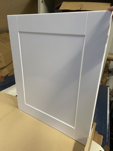 Short 600mm white - white, shaker