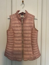 Joules Gilet Bodywarmer Womens Size UK 14 Fits 12 14 Pink Quilted Pocket Furlton