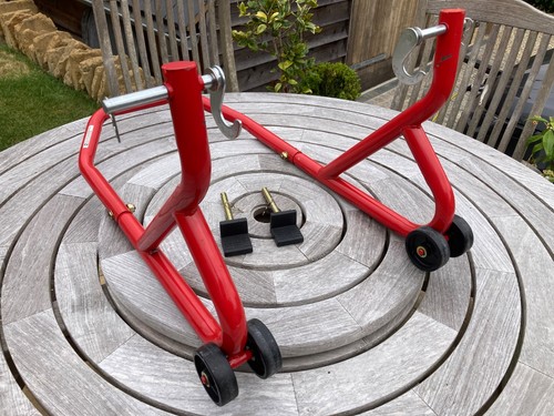 Bike rear paddock stand - rear,