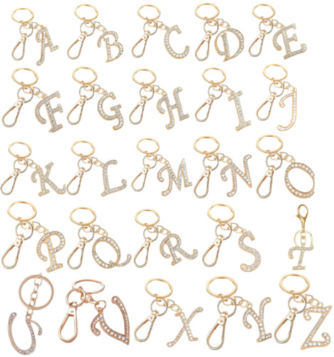 Rhinestone alphabet initial - rhinestone,