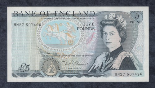 Five pound bank - five, note