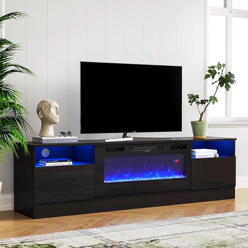 Black modern led stand - modern,