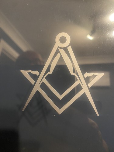 Masonic square and compasses - square,