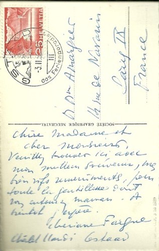 Autograph letter cheriane - letter,