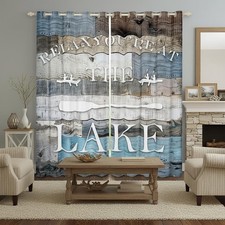 Lake House Window Curtain
