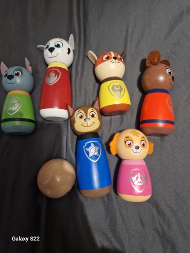 Wooden paw patrol character - patrol,