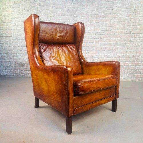 Vintage 1970s danish high back - danish,