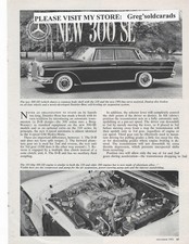 Original 1962 Mercedes Benz