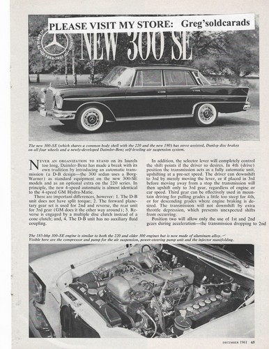 Original 1962 mercedes benz - original,