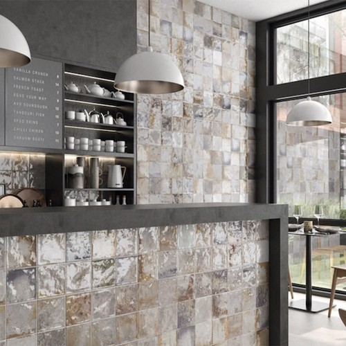 Romana grey wall tile - grey, x