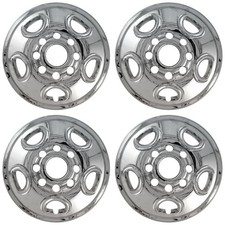 16" Chrome Wheel Skins for