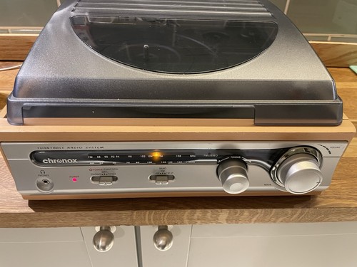 Chronox radio record player - chronox, fm