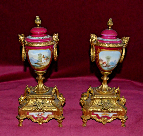 Antique victorian handpainted - victorian,