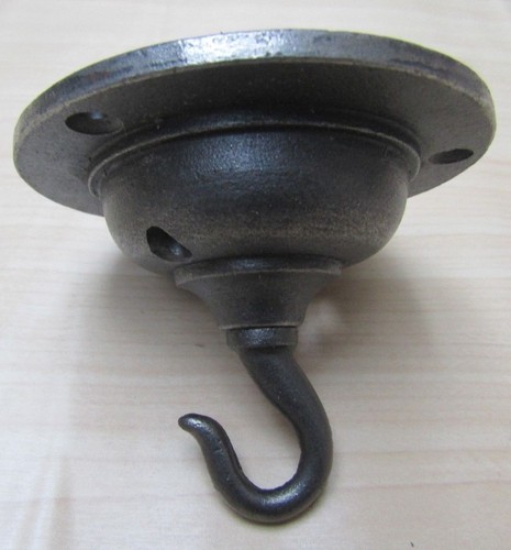 Cast iron ceiling rose hook - ceiling,