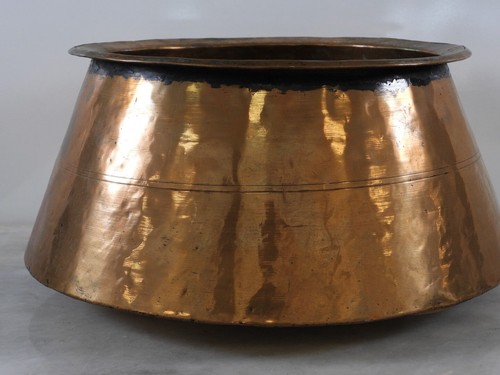 Old hand hammered copper - old,
