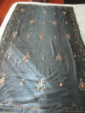 Vintage Embroidered Black