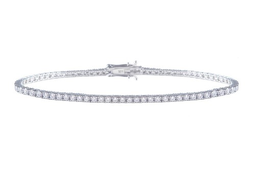 Clear brilliant cut round - ,