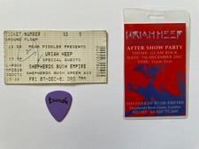 Mick Box - Uriah Heep - Original Small Hand Signed Autograph