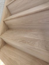 Solid oak stair - stair, tread