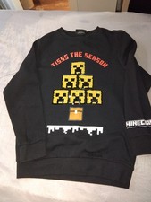 minecraft christmas jumper NEW